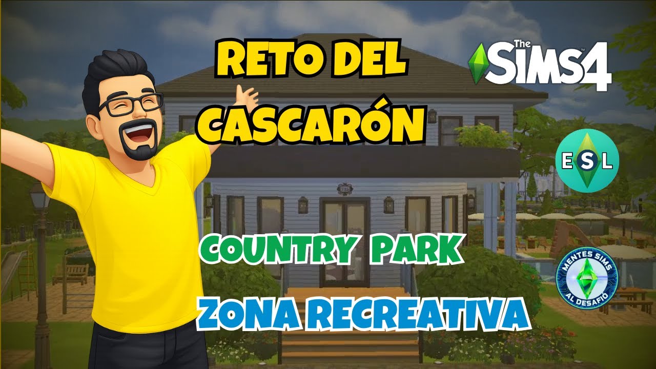 🐚 RETO DEL CASCARÓN – COUNTRY PARK 🌿✨ | Los Sims 4