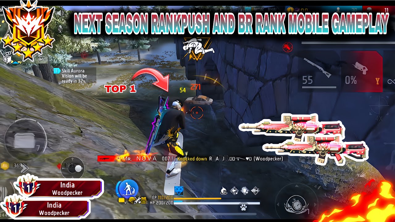 NEW SEASON GRANDMASTER & 20 KILLS HACKER LEVEL MOBILE GAMEPLAY | GARENA FREE FIRE 