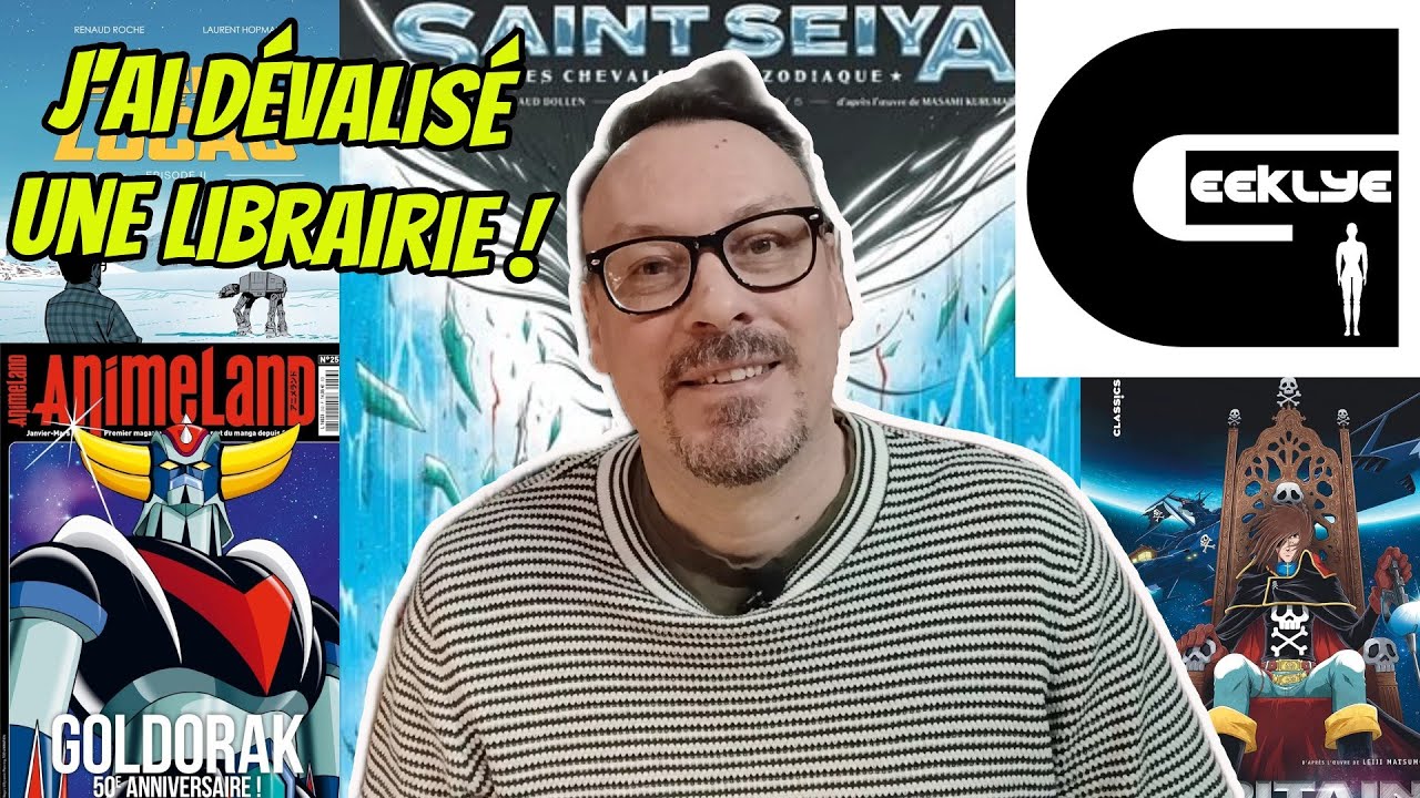 Geeklye mes achats de Bd et Beau Livre : Goldorak, Saint Seiya, Albator, Star Wars, Croque Vacances