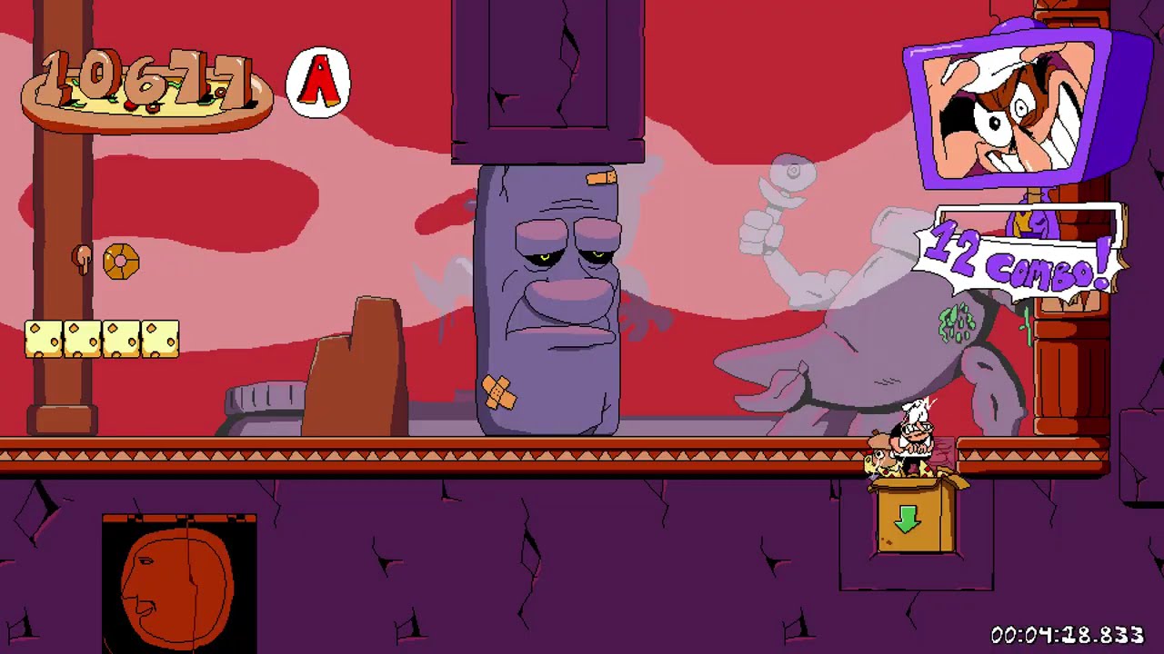 Pizza Tower Ancient Cheese S Rank First Time (Switch 2) 4K60