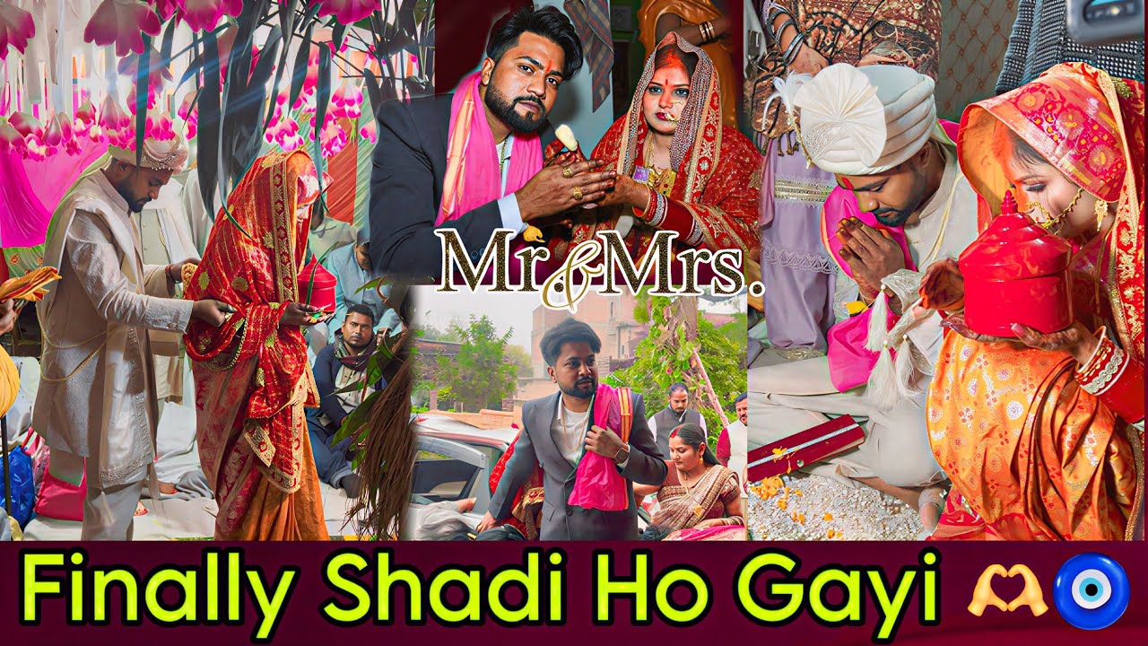 finally Shadi Ho Gayi 🥳 Ashish & Sapna | Village Wedding Rituals #weddingvideo #villagewedding 