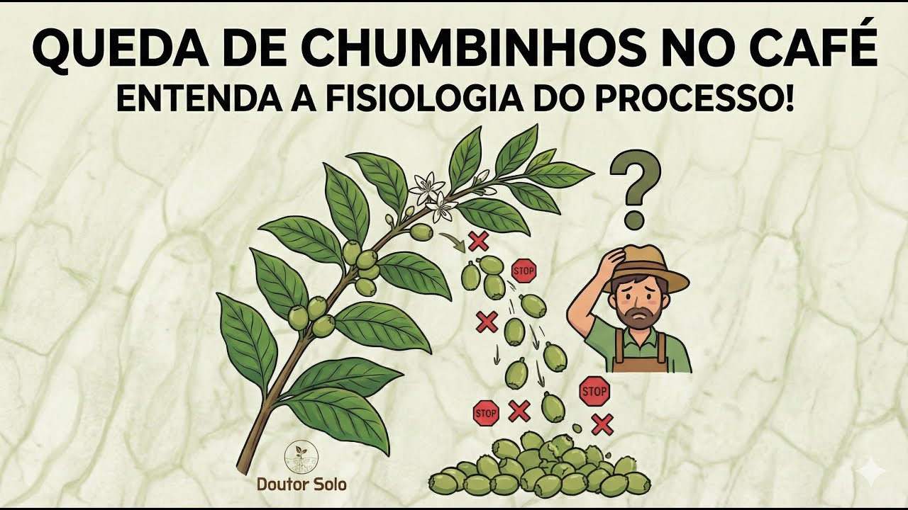 Queda de chumbinhos no café: Entenda a fisiologia do processo!