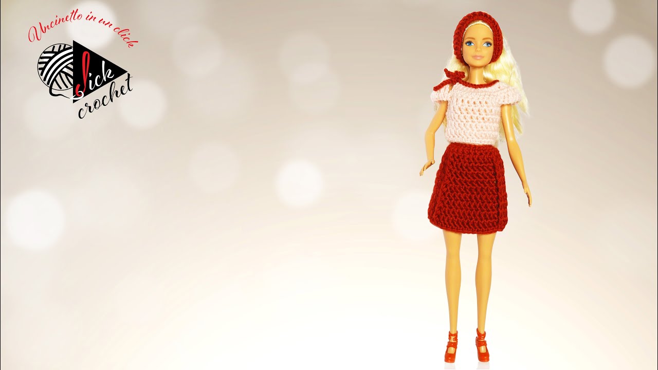 TUTORIAL UNCINETTO BARBIE GONNA MODELLO 1