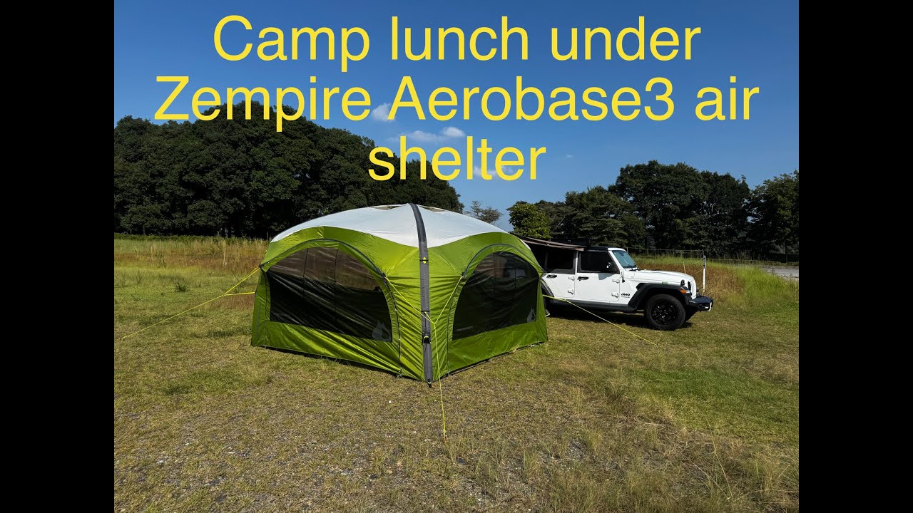 Camp lunch with Zempire Aerobase 3 - Naturehike & KingCamp gear