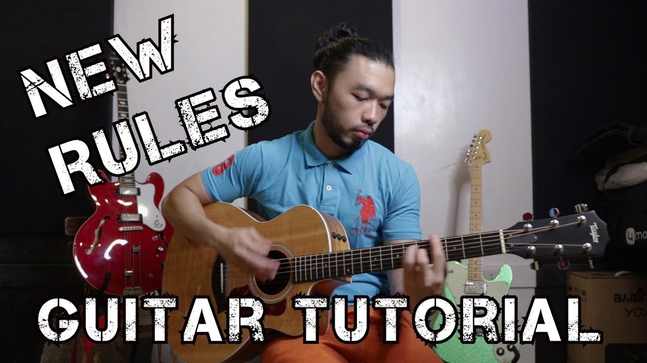 Dua Lipa - New Rules Acoustic Guitar Tutorial