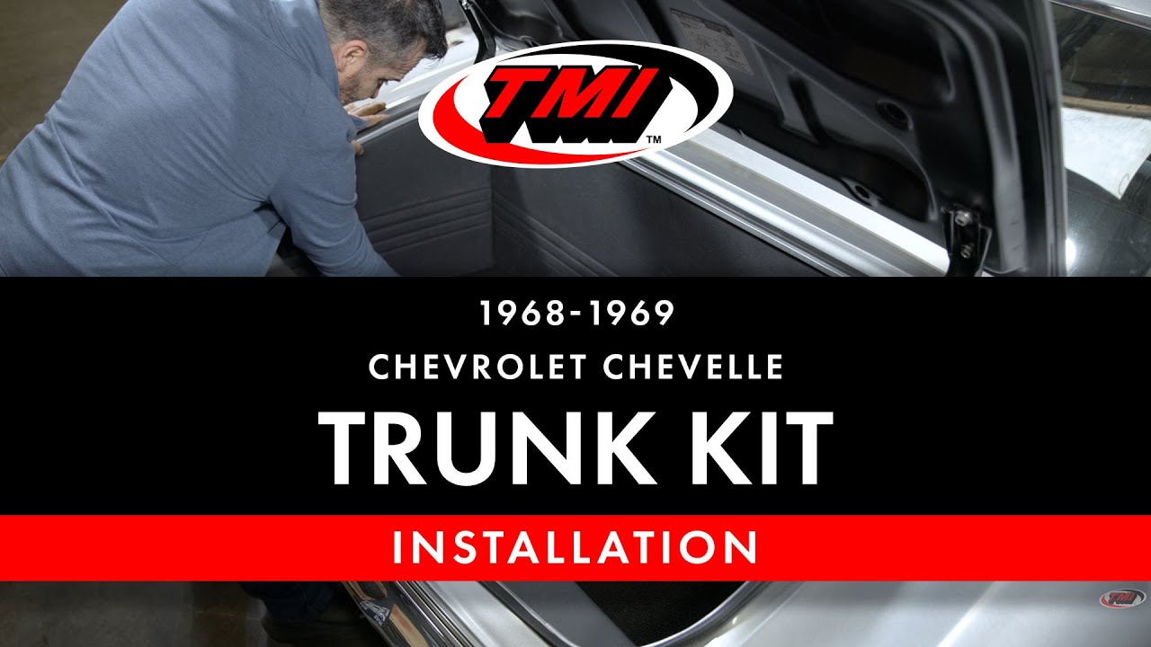 1969 CHEVROLET CHEVELLE TRUNK KIT ISTALLATION | TMI PRODUCTS