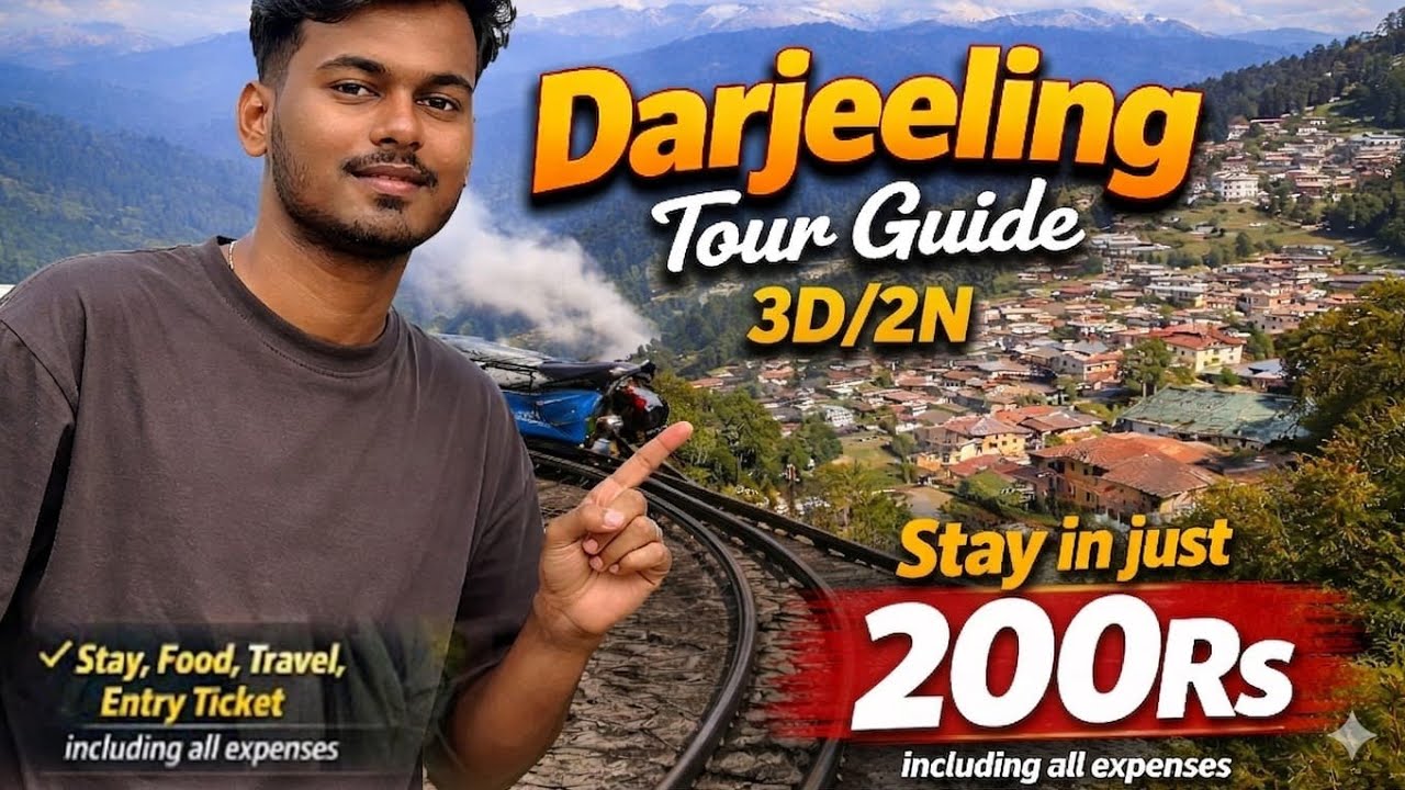 Kolkata to Darjeeling Travel Vlog ✈️ PART-1 | My First Vlog | Budget Trip to Darjeeling