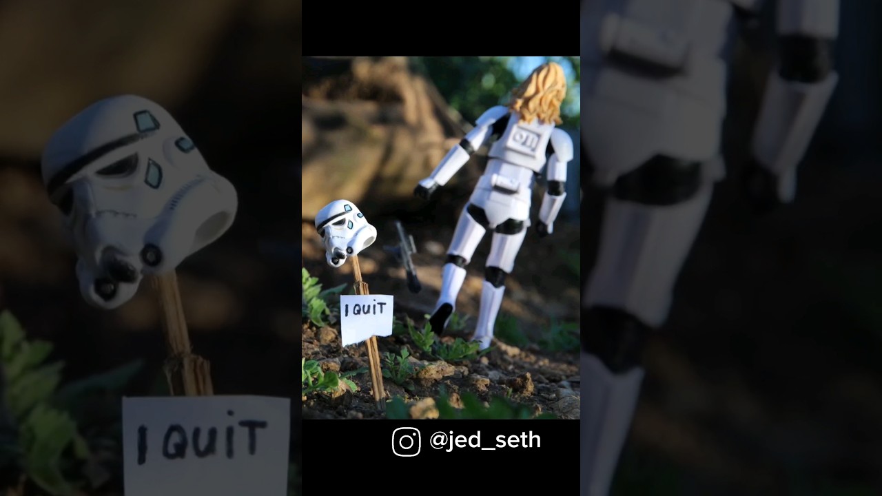 I quit - StormTrooper - Toy Photography
