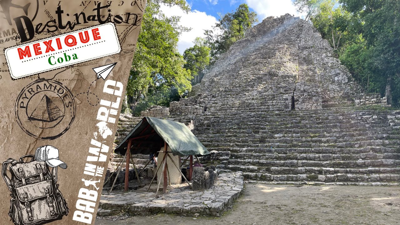 MEXIQUE - Coba, le site et les pyramides 