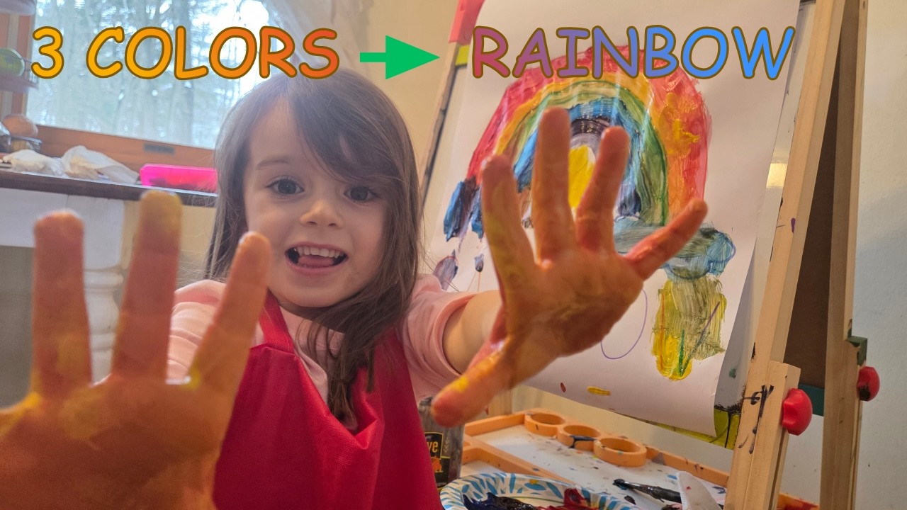 Can We Make the Rainbow Mixing Just 3 Colors??