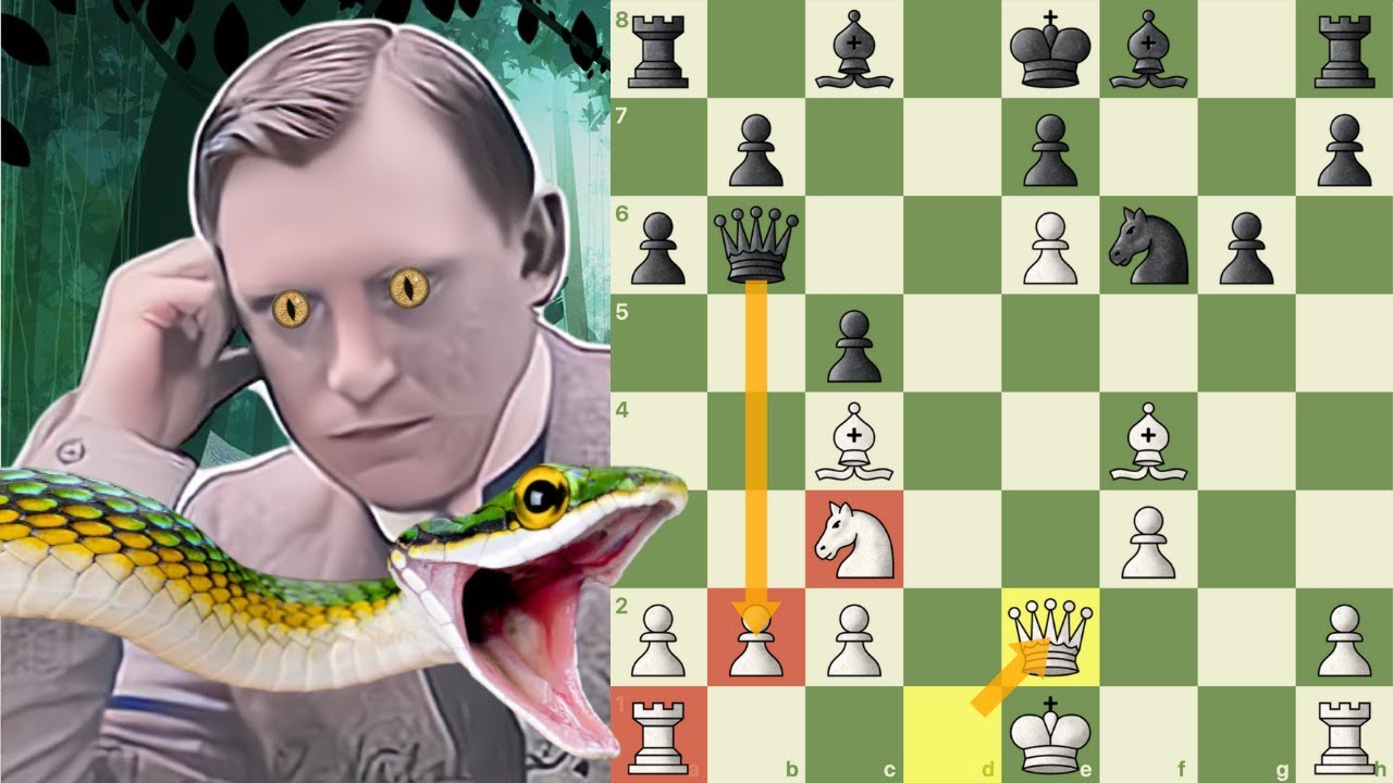 Alekhine, um jogador de xadrez FRIO e CALCULISTA || Alexander Alekhine x Grigory Levenfish (1912)