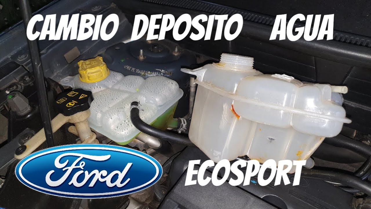 CAMBIO DEPOSITO DE AGUA y purgado (Ford Ecopsort 2006) zetec rocam 1.6