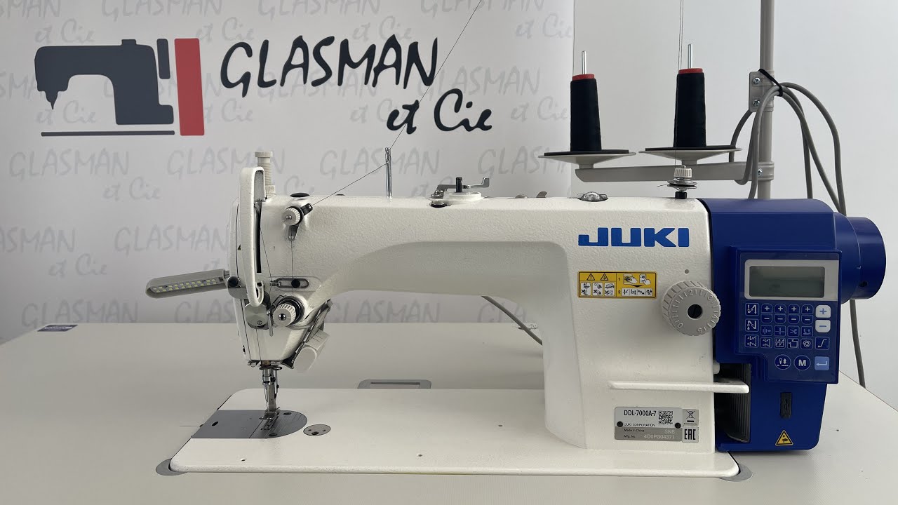 Tuto Piqueuse plate - JUKI DDL 7000A-7