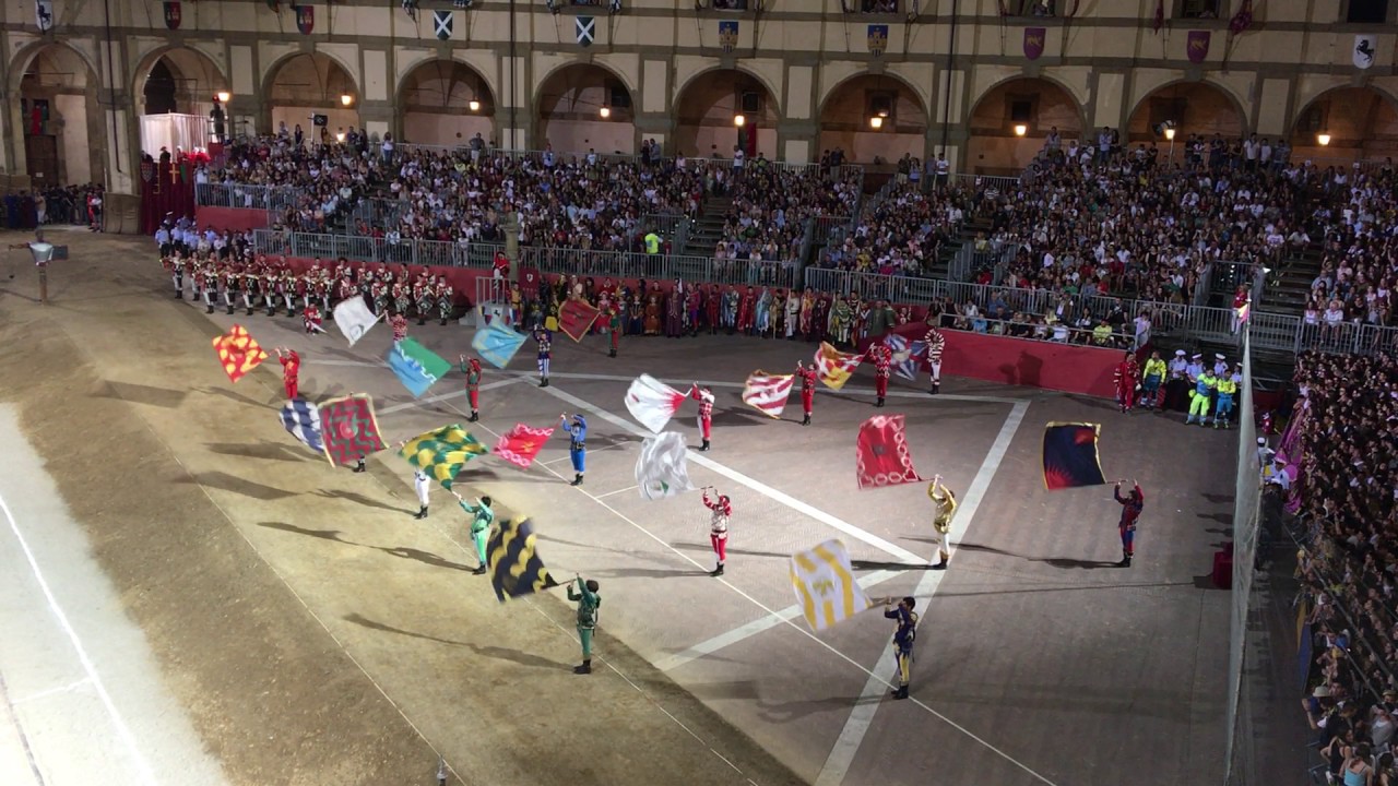 Sbandieratori Arezzo, Giostra del Saracino Giugno 2017