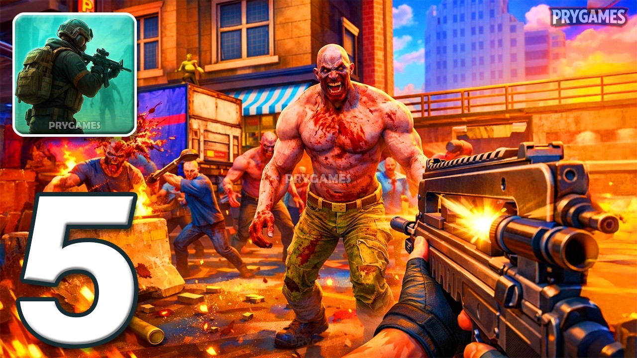 Zombie Apocalypse: Doomsday-Z - Gameplay Walkthrough Part 5 - Zombie Shooter Game (Android, iOS)