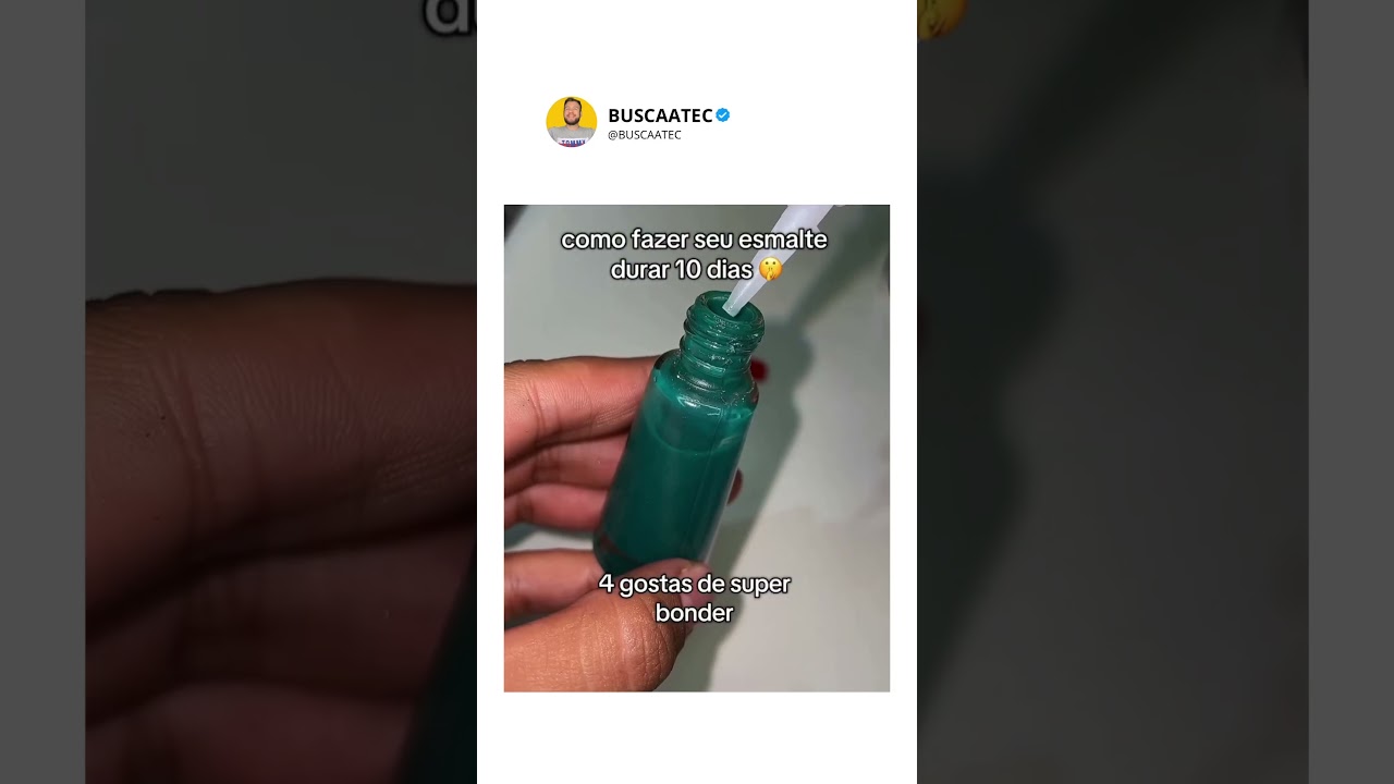 Como fazer esmalte durar 10 dias a mais na unha