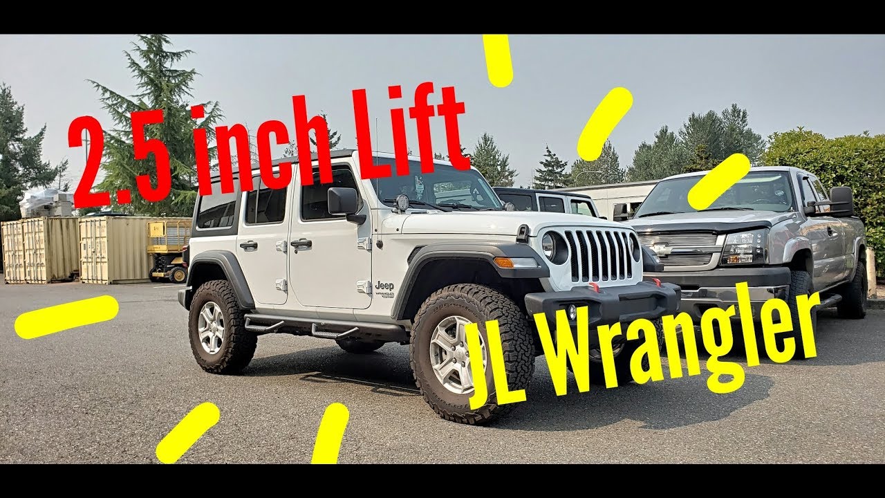 JL Sport на пересеченной местности с подъемом на 2,5 дюйма