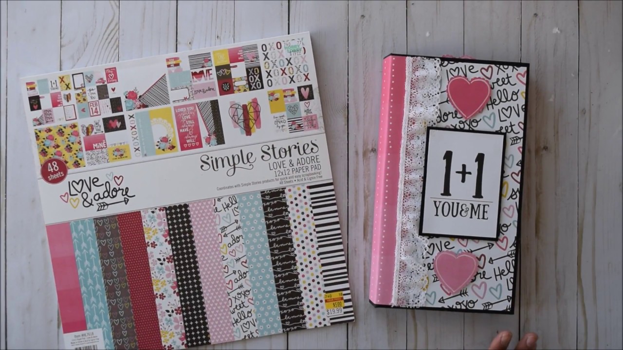 Mini Trifold Folio | Love & Adore - Simple Stories