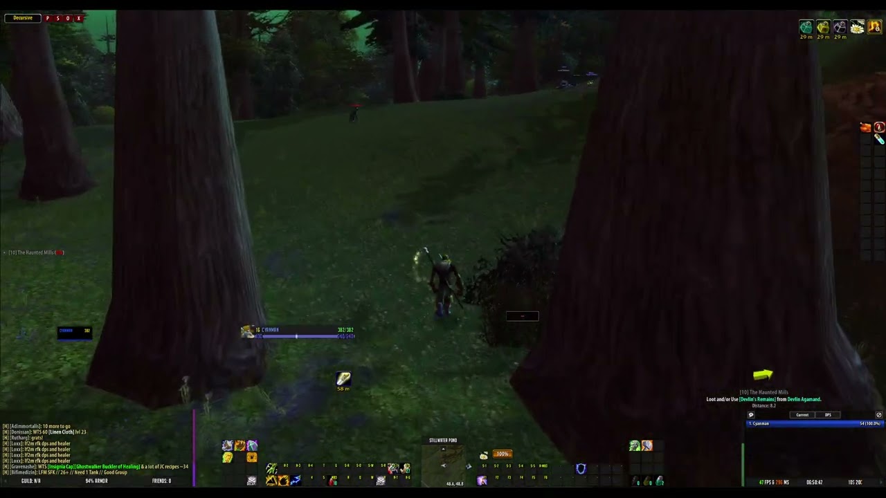 [10] The Haunted Mills | Tirisfal Glades (ID: 362) - Turtle Wow Quest Database