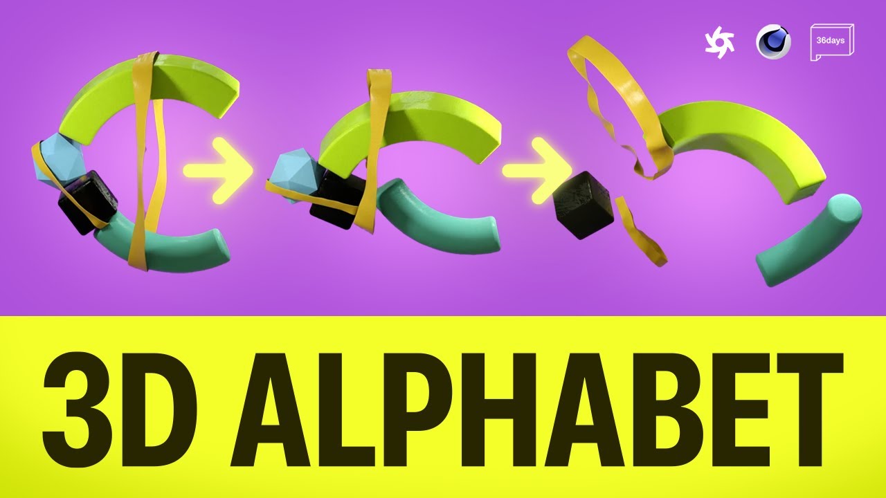 I Built the Alphabet from Wood Blocks [3D Animation]