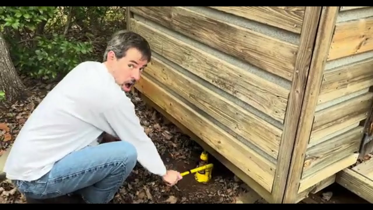 Fixing the crooked cabin