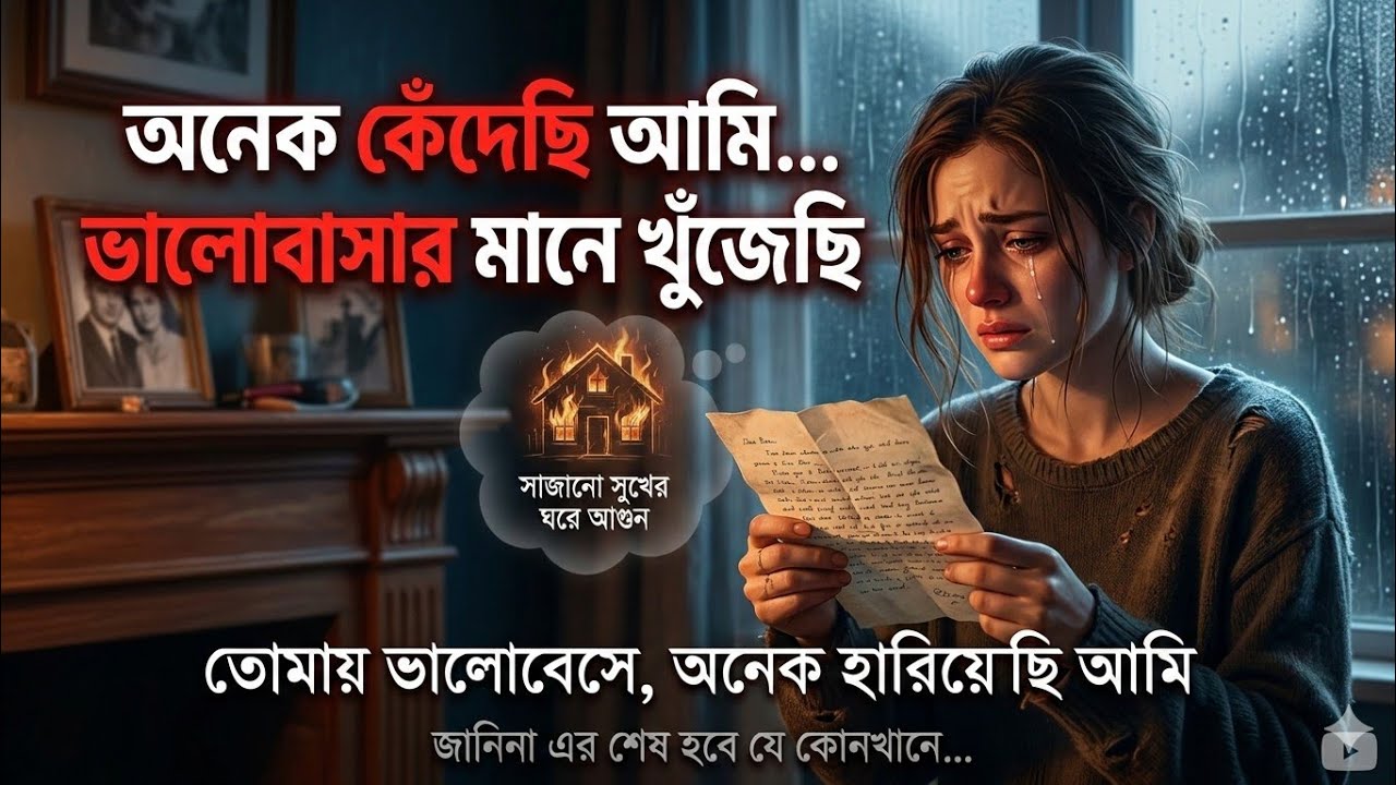 অনেক কেঁদেছি আমি তোমায় ভালোবেসে | Buk Fata Koster Gaan | Sad Love Song | Heart Broken Bangla Song