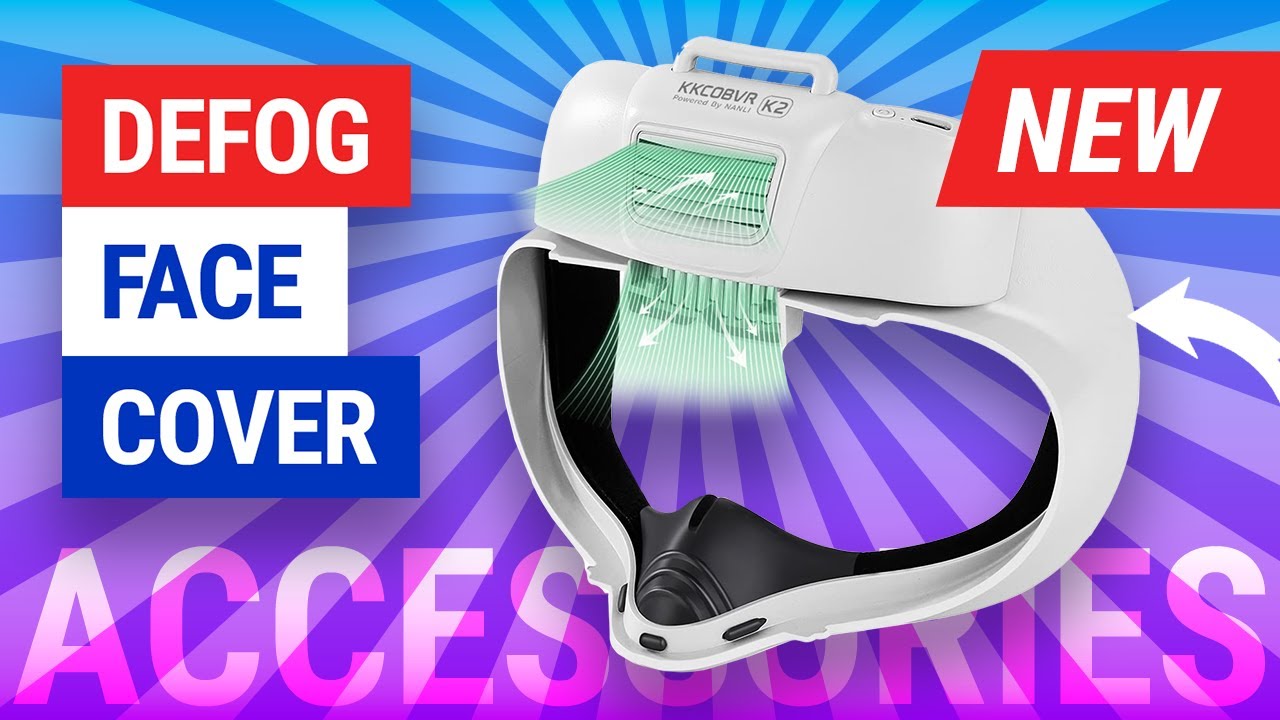 This Quest 2 Cooling Fan Face Cover Blows! | KKCOBVR K2 Defogging Lens Face Cover Review