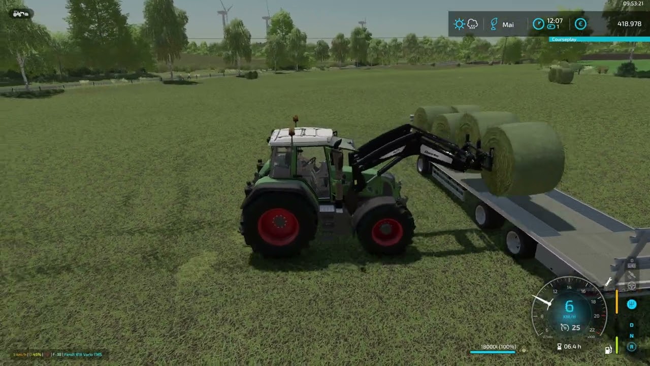 [FS22][TIMELAPSE] Ostseeküste 020- Heuballen holen bevor der Regen kommt! #fendt #fs22 #mods
