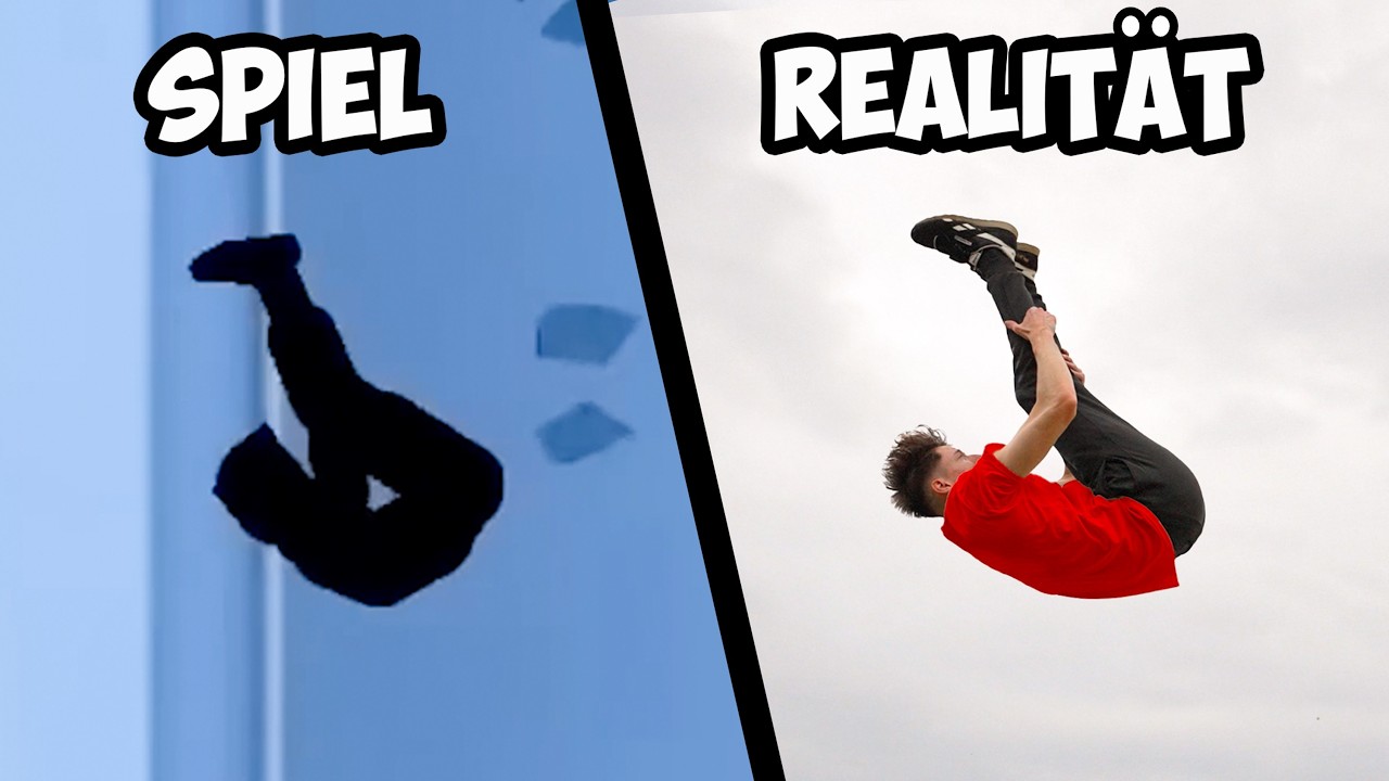 Ich mache TRICKS aus einem Parkour Spiel