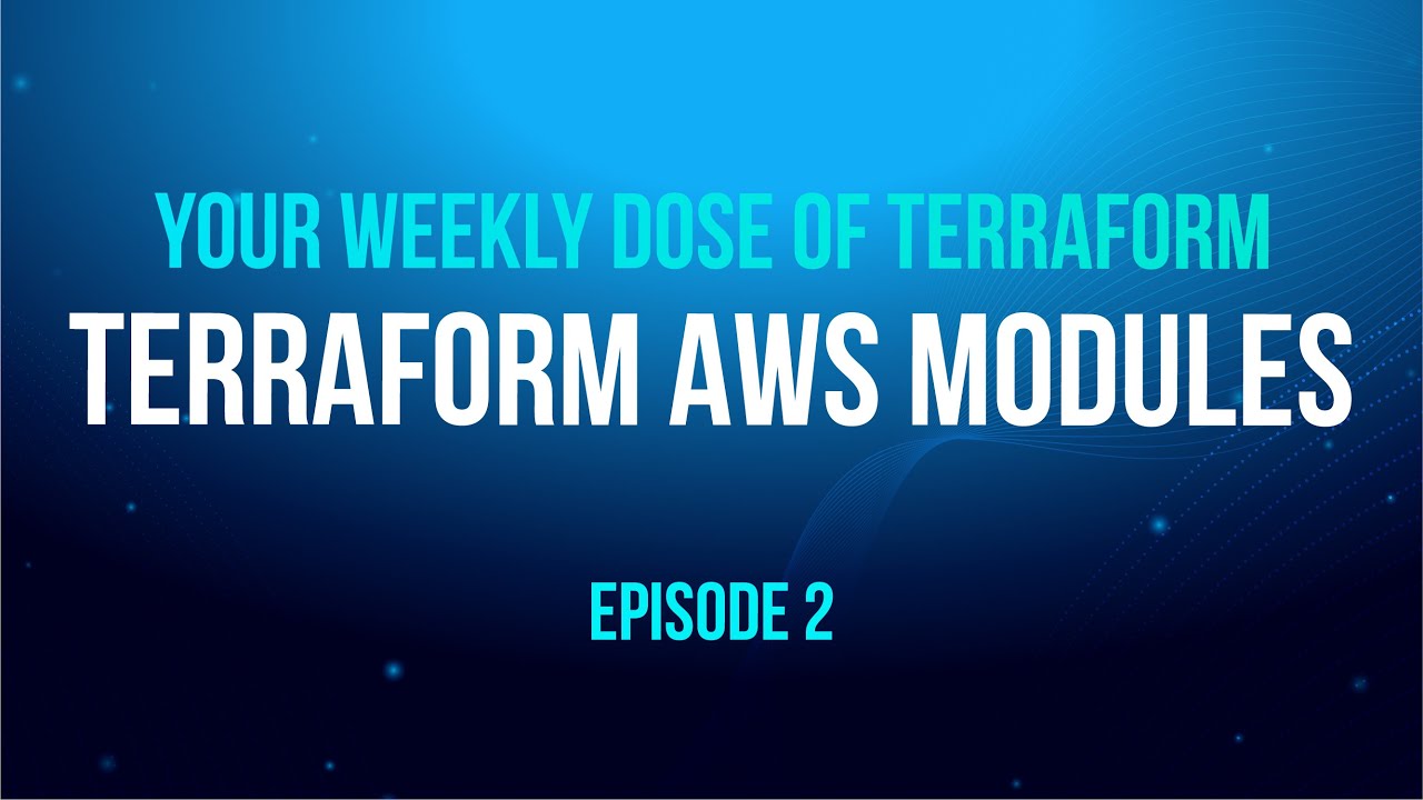 Terraform AWS modules live-coding