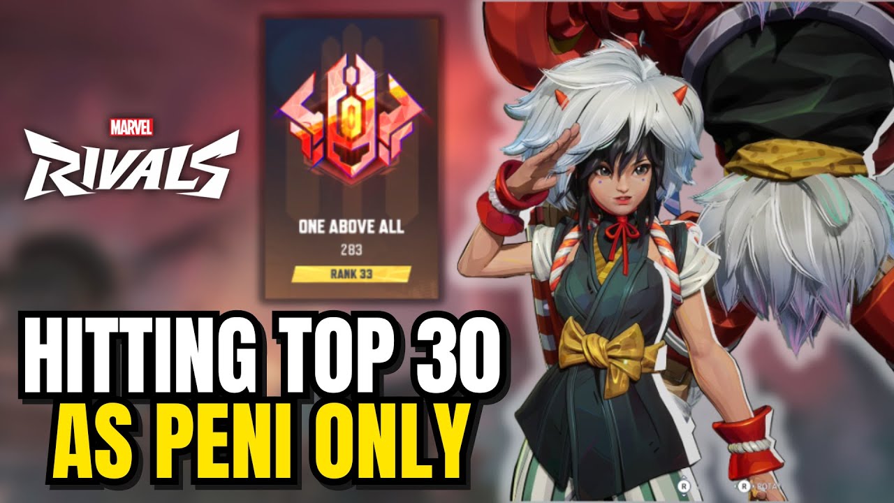 JOURNEY to TOP 30 as the RANK 1 PENI PARKER | Marvel Rivals