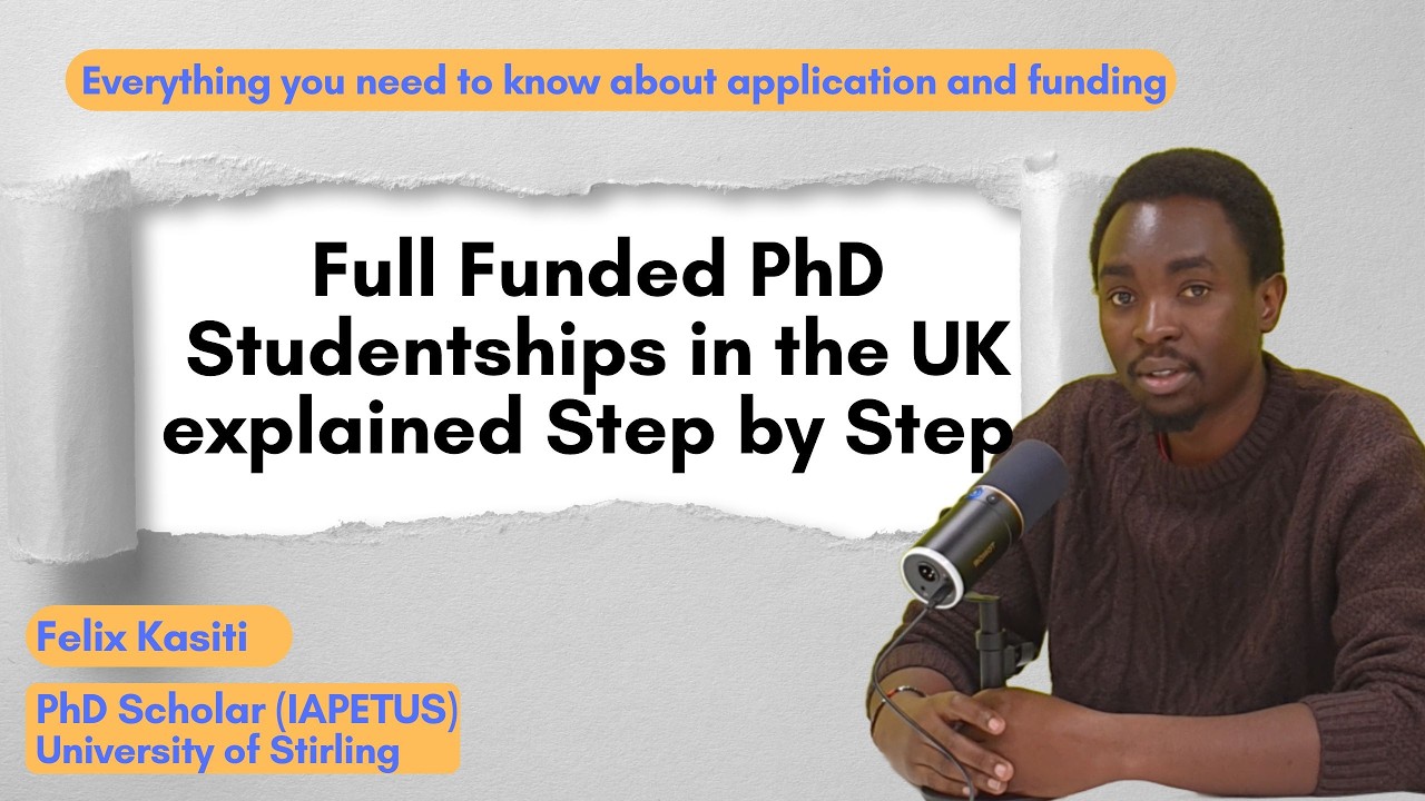 PhD Studentships, Scholarships and Funding - Application, Experiences, Funding and Requirements.