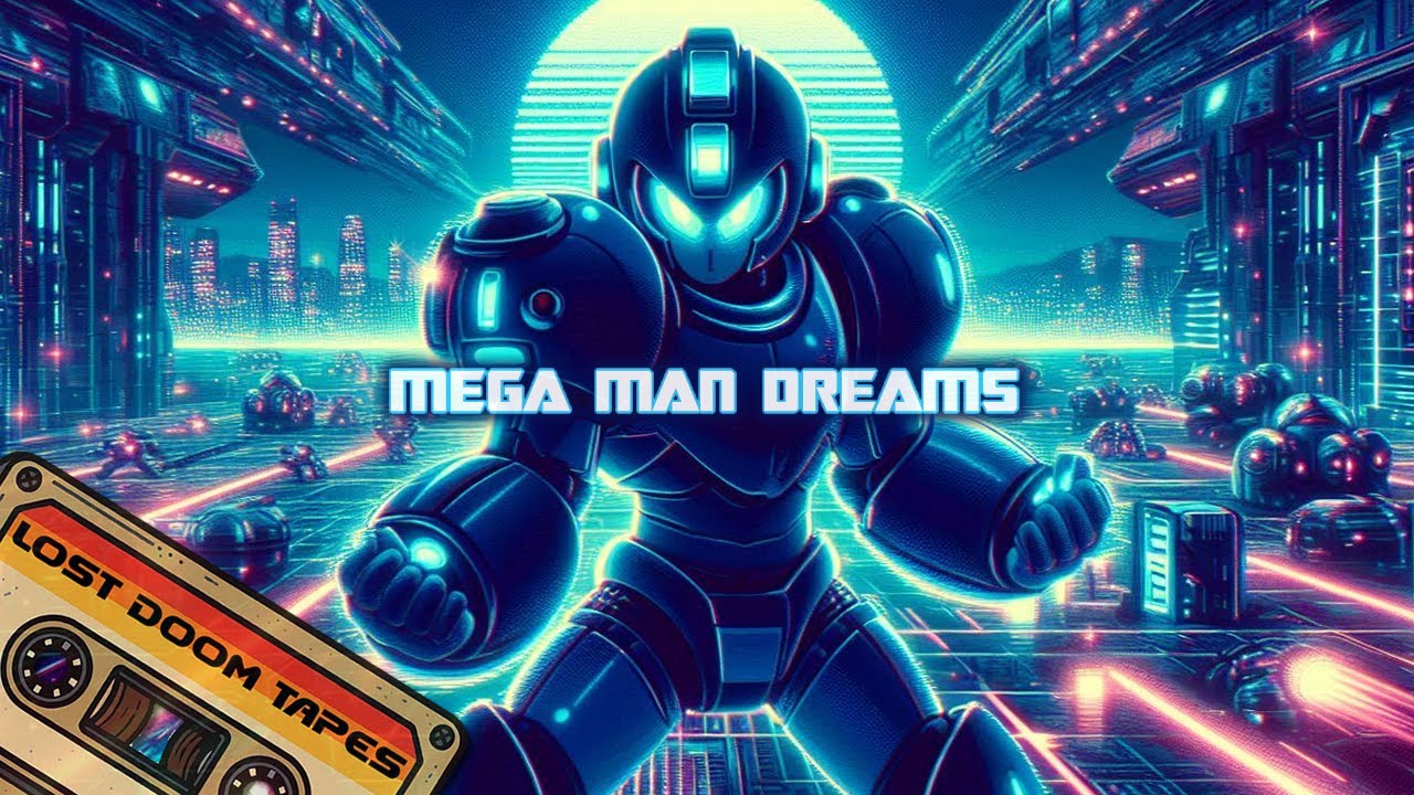 Mega Man Dreams: Mega Man 8-Bit Deathmatch com Synthwave / Cyberpunk / Nostalgia [Lost Doom Tapes]