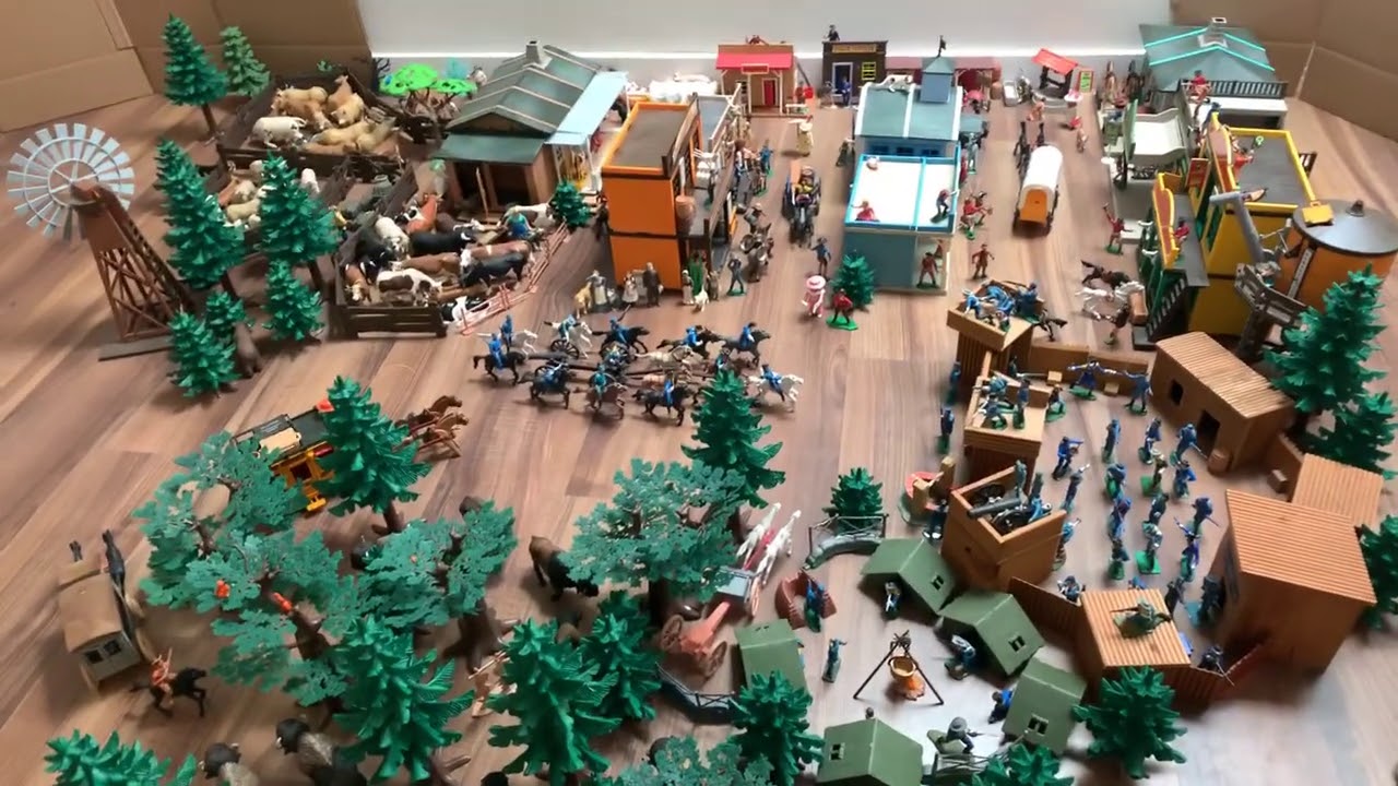 Un Rancho en el Lejano Oeste. Silver City.Episodio 3.Far West, Schleich, Playmobil 🏜🐄