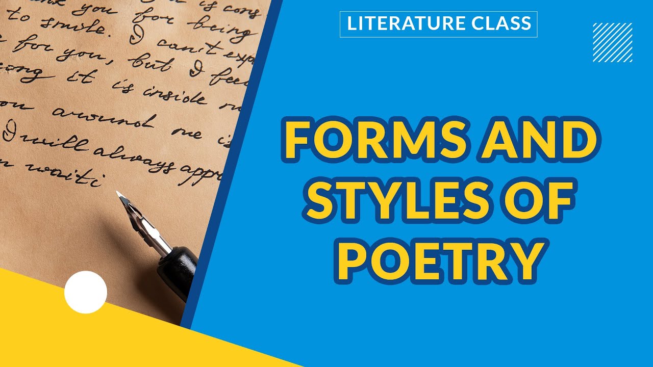 FORMS AND STYLES OF PEOTRY | LITERATURE-IN-ENGLISH | EXAMGUIDE | LEARNING HUB