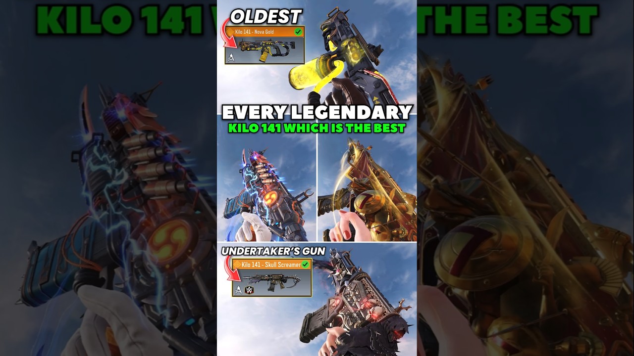 Which Legendary Kilo 141 is the Best? #codm