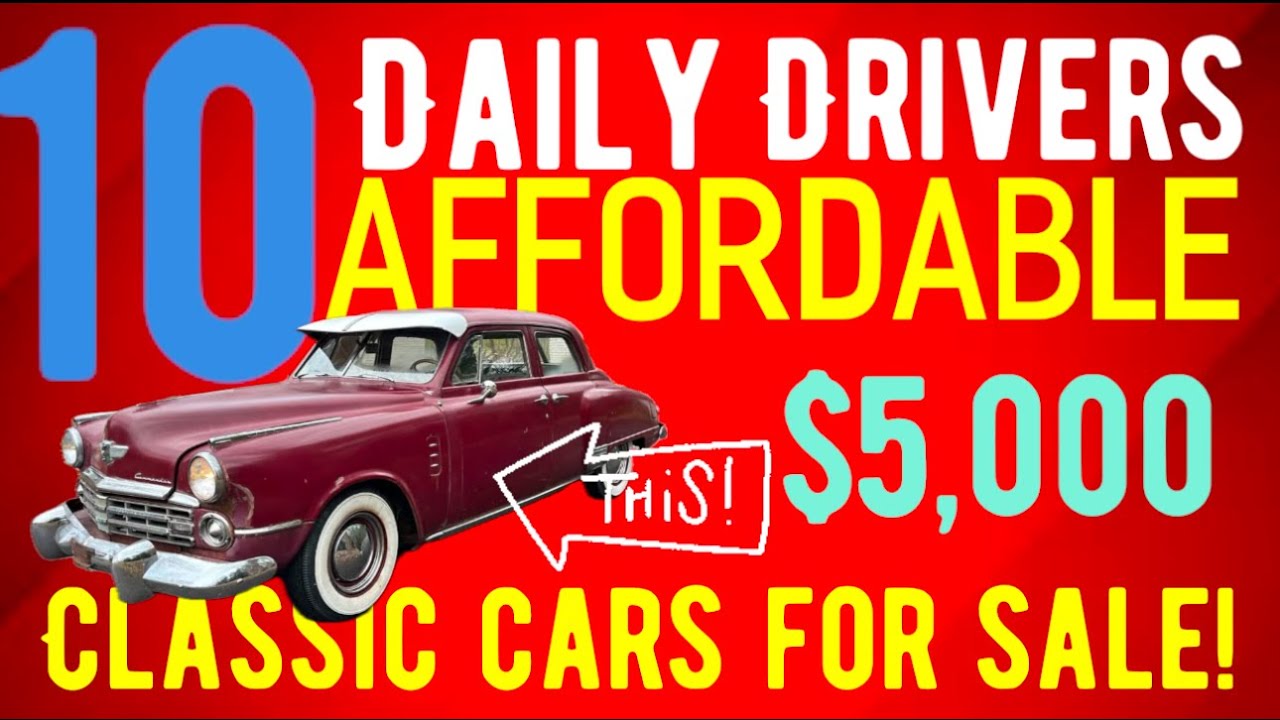 THIS IS INSANE! TEN DAILY DRIVERS THAT ARE AFFORDABLE AND CHEAP! FOR SALE HERE IN THIS VIDEO!