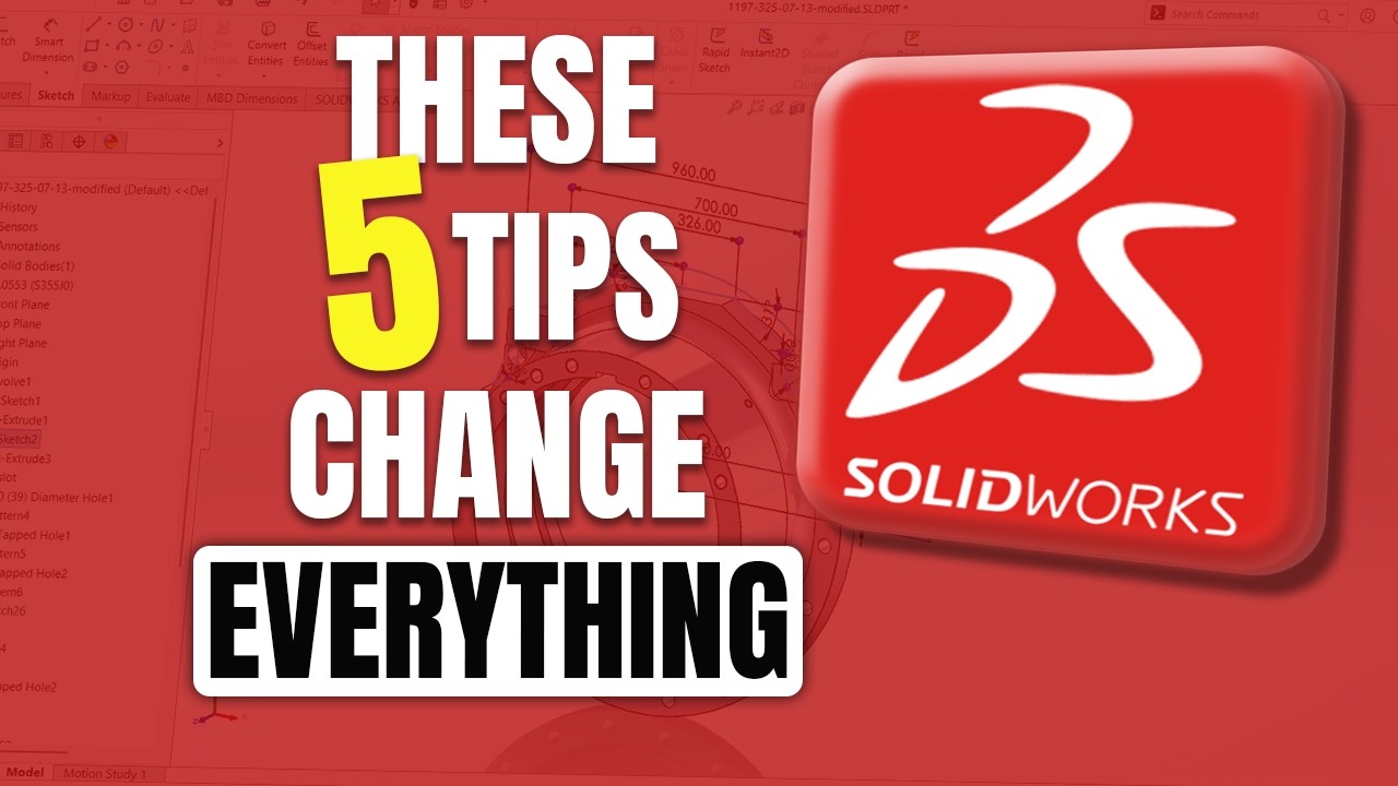 5 SolidWorks Tips That Improve Performance Instantly