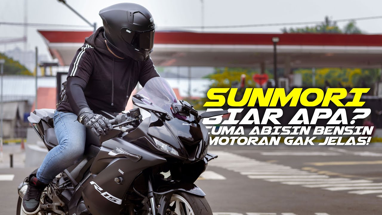 MOTOVLOG YAMAHA R15 V3 SUNMORI WITH GSX CBR ZX25R VARIO XMAX