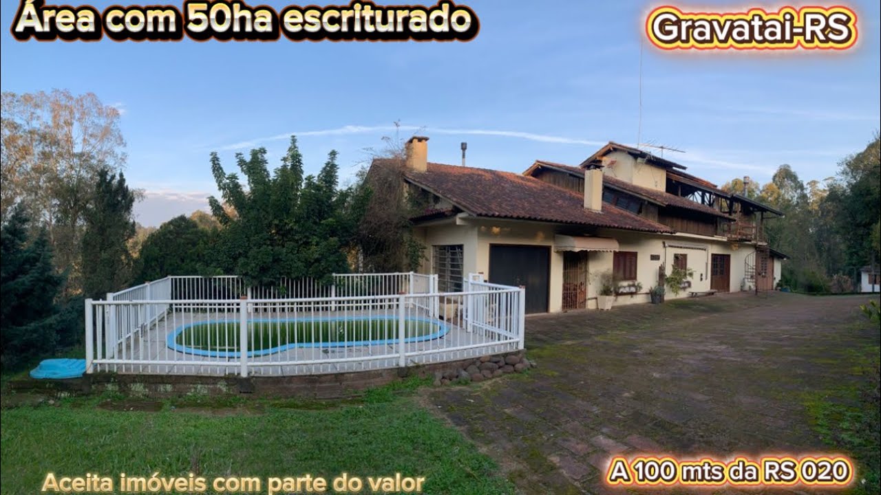 50 ha escriturado em Gravataí-RS