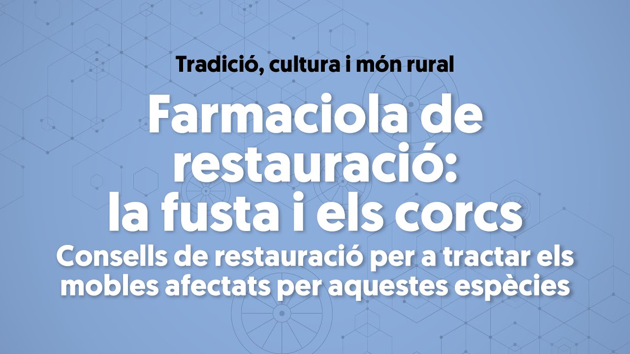 Farmaciola de restauració: la fusta i els corcs