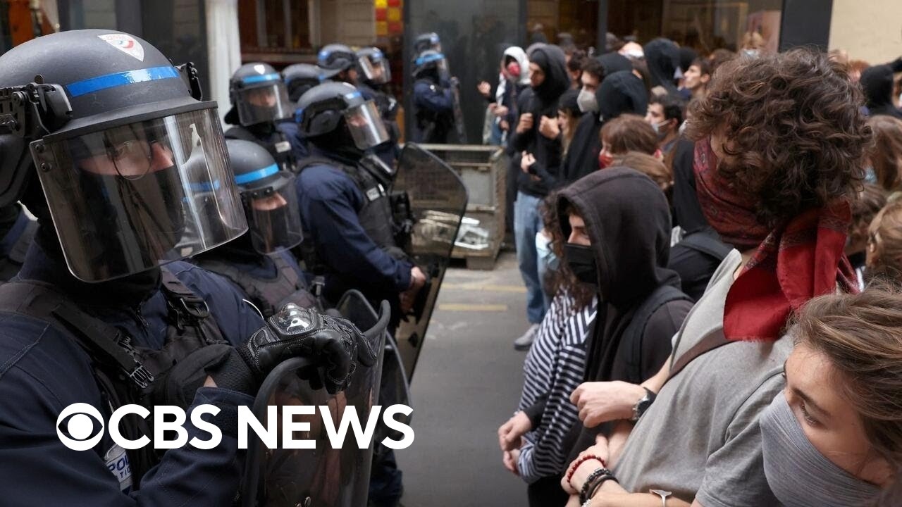 France halts stun grenade use after boy's hand blown off in student protests