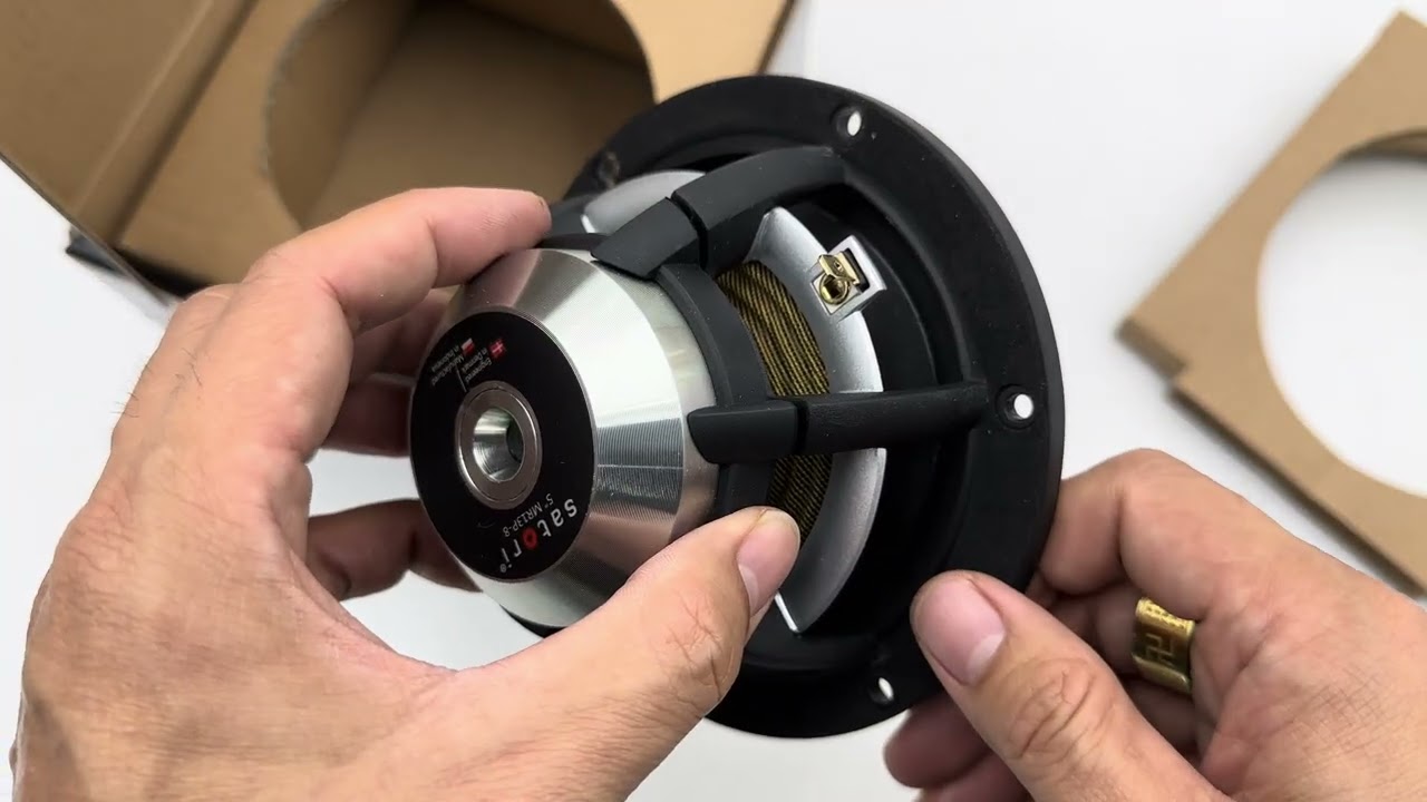 Giới thiệu củ loa midbass 13cm cao cấp của SB Acoustics, MR13P phiên bản 4 và 8 ohm