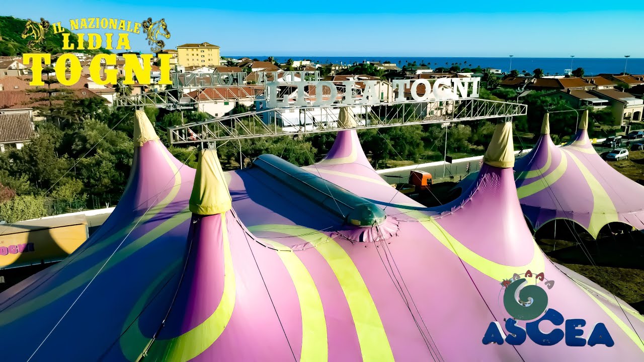 Il Circo LIDIA TOGNI, con la sua tradizione e la sua passione per l'arte circense, ad Ascea Marina.