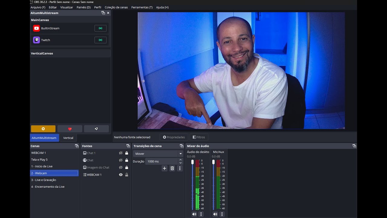 COMO SEPARAR FAIXAS DE ÁUDIO PELO OBS STUDIO - SEM PLUGIN