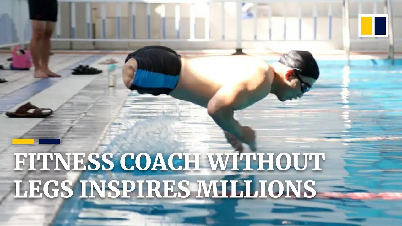 Chinese fitness coach without legs inspires millions