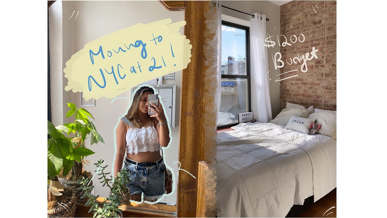 Moving to NYC on a $1200 budget! | College Student Vlogs