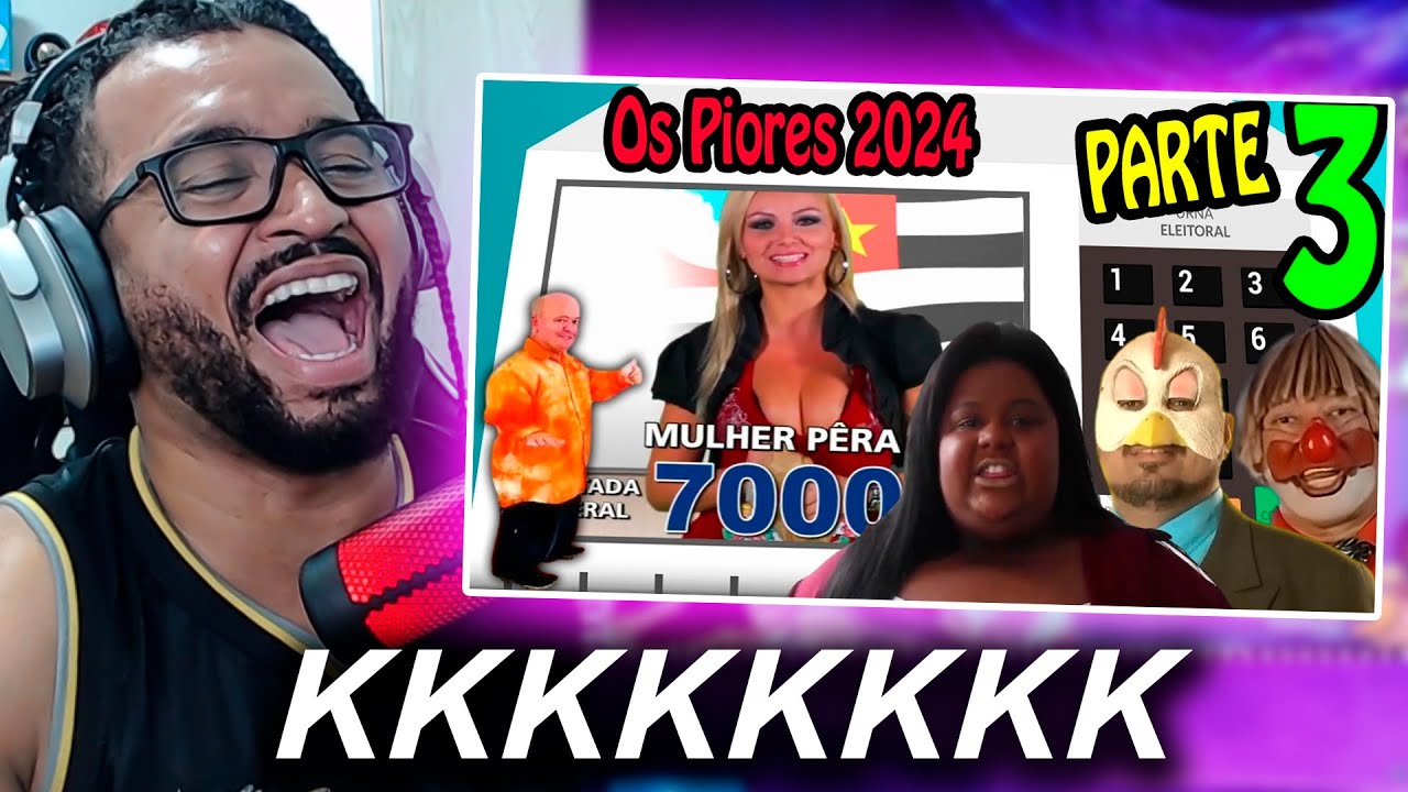 REACT | 🔴 Os mais Bizarros e Engraçados Candidatos do Brasil PARTE 3! 3º Turno!