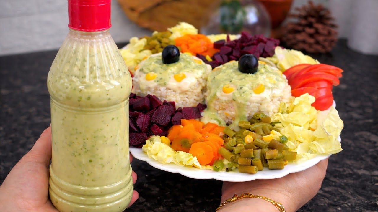 سجليها لرمضان🔥هذي هي سر البنة لجميع أنواع السلطات مكانش لي ياكل عندك السلطة وميسقسيش على بنتها