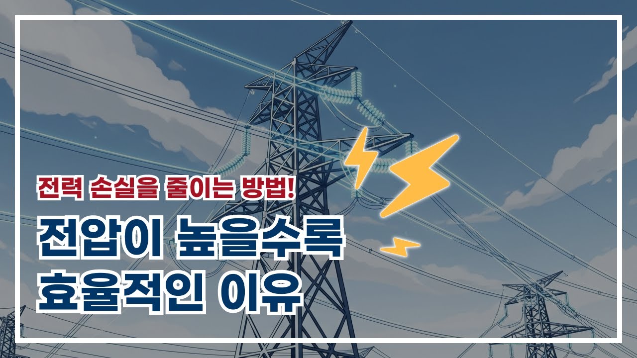 전기는 왜 높은 전압으로 송전할까? 전력 손실과 전기가 가정까지 오는 과정